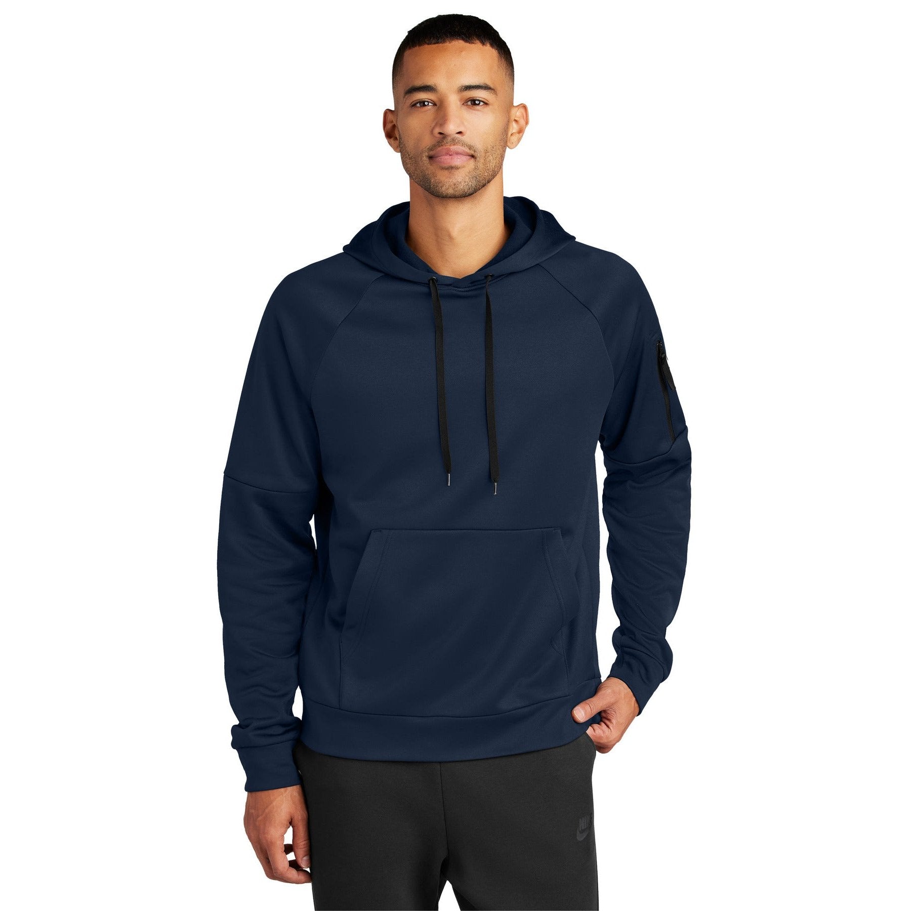 Nike-Nike Therma-FIT Pocket Pullover Fleece Hoodie NKFD9735-MedTech-6
