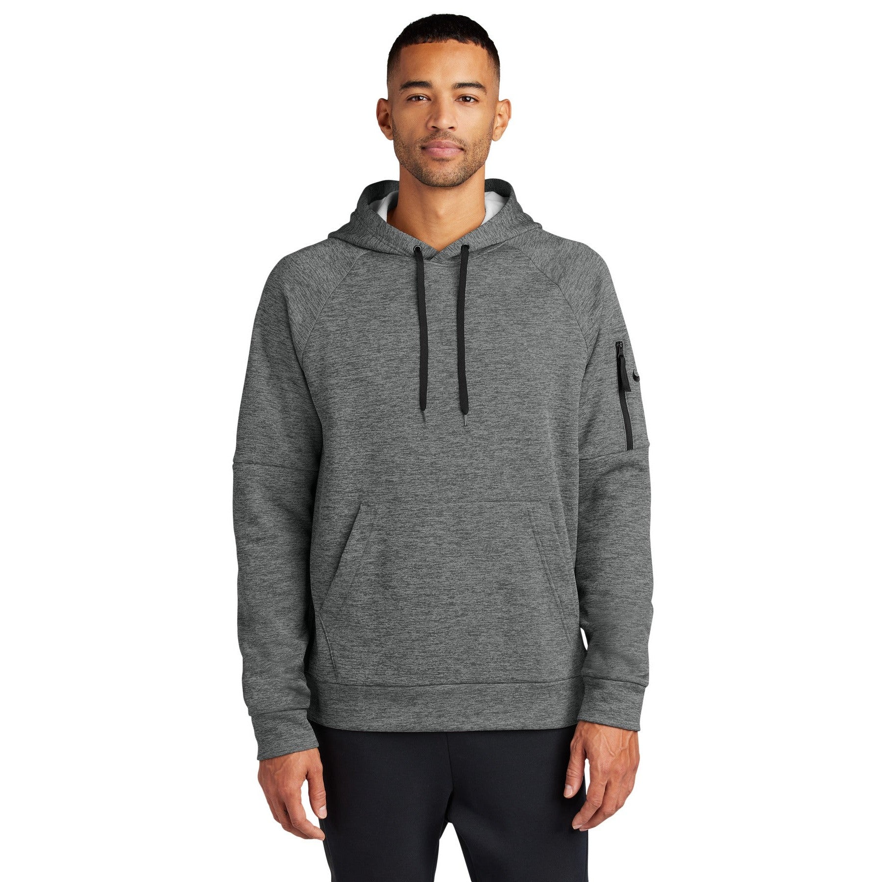 Nike-Nike Therma-FIT Pocket Pullover Fleece Hoodie NKFD9735-MedTech-3