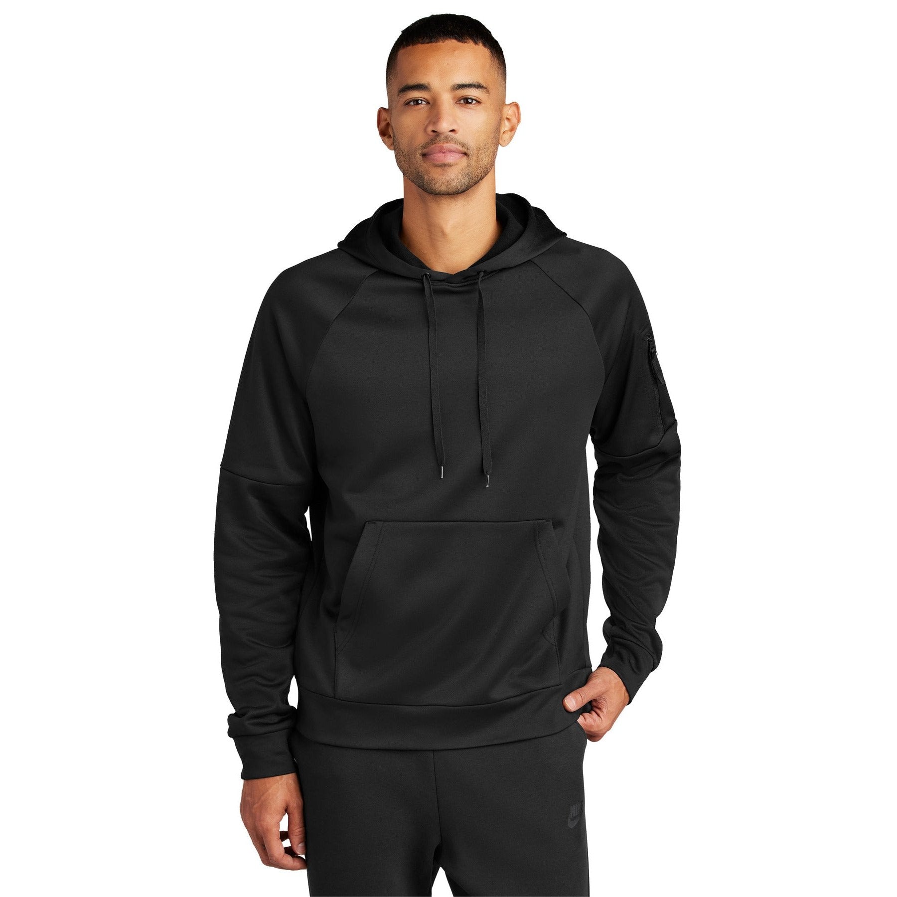 Nike-Nike Therma-FIT Pocket Pullover Fleece Hoodie NKFD9735-MedTech-2