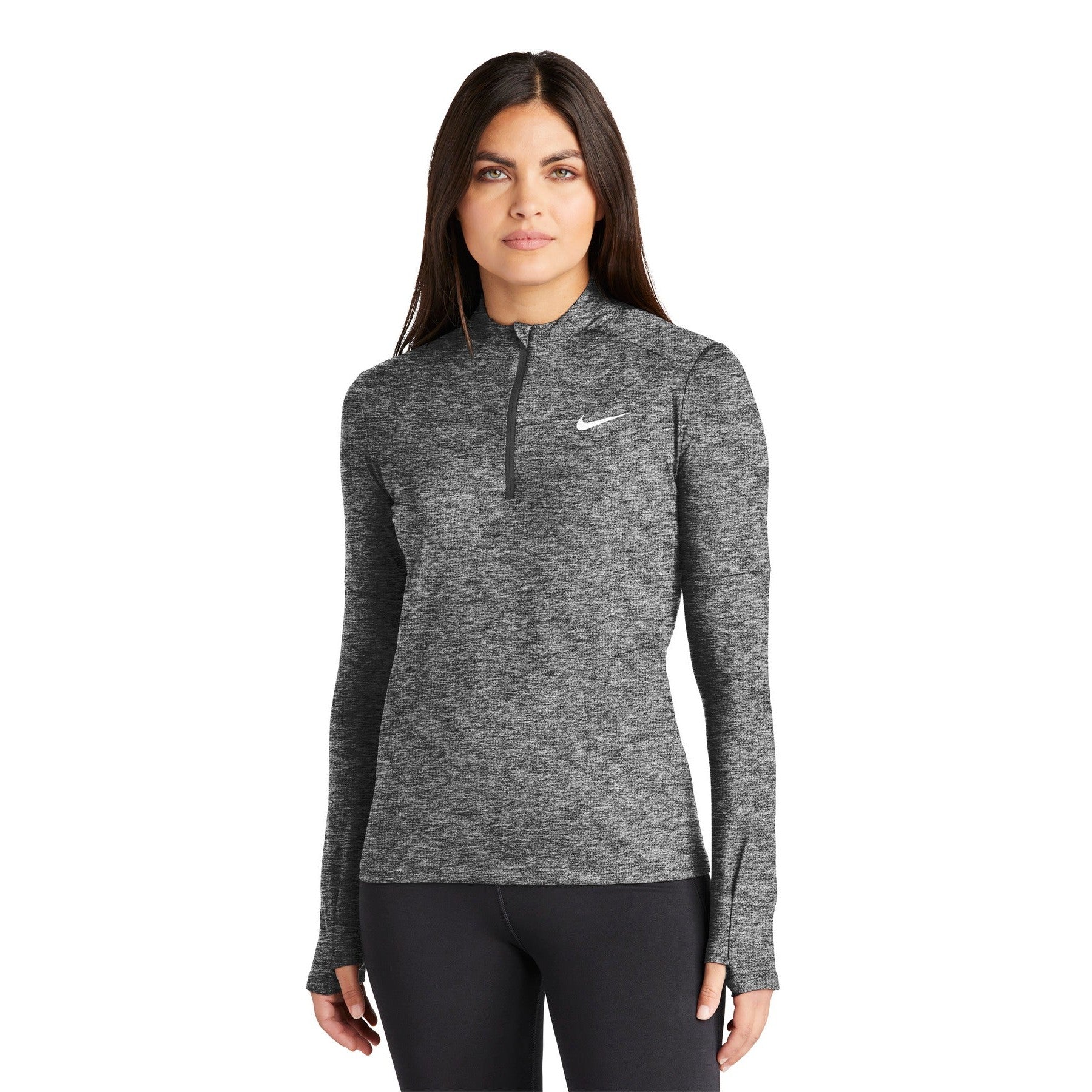 Nike-Nike Women's Dri-FIT Element 1/2-Zip Top NKDH4951-MedTech-3
