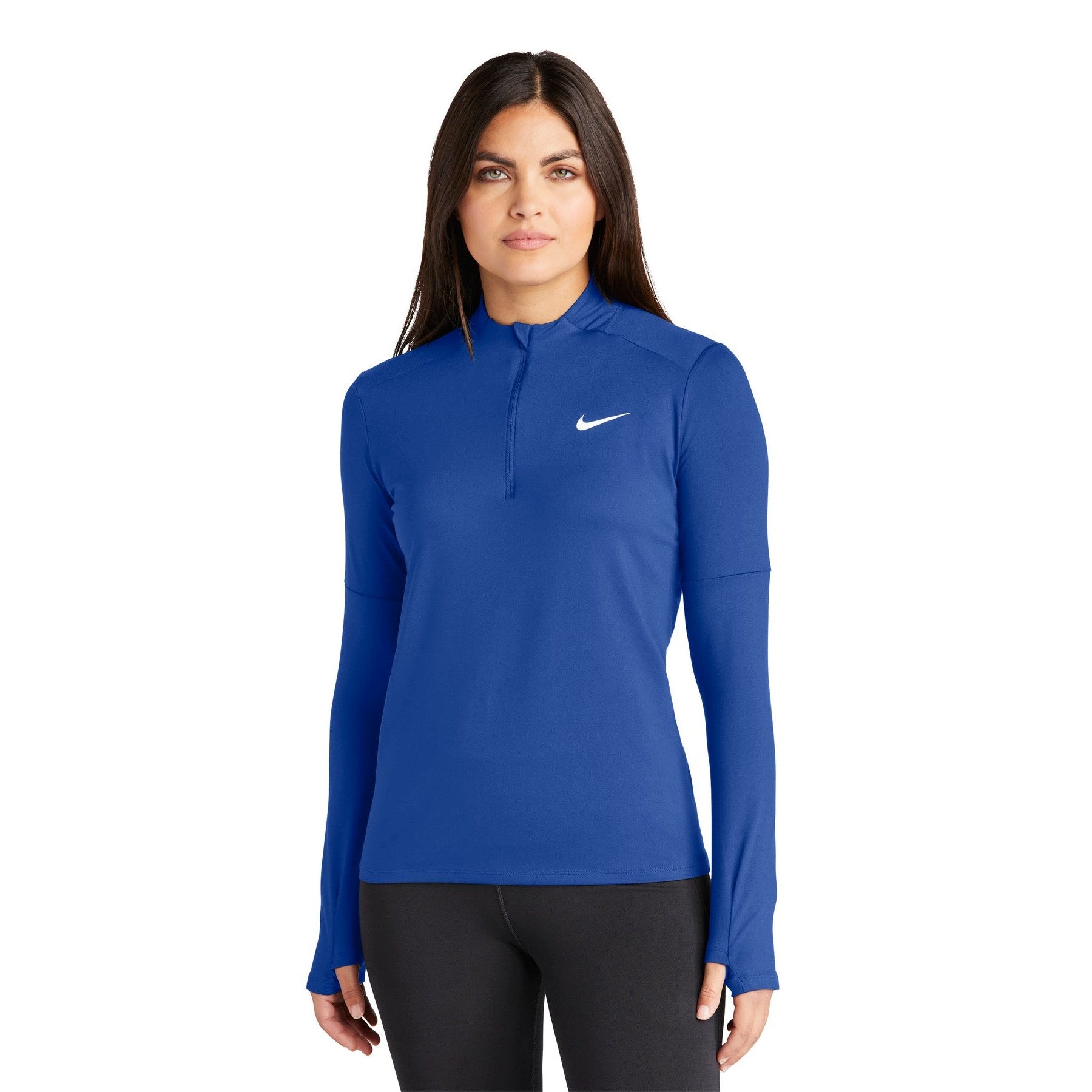 Nike-Nike Women's Dri-FIT Element 1/2-Zip Top NKDH4951-MedTech-6