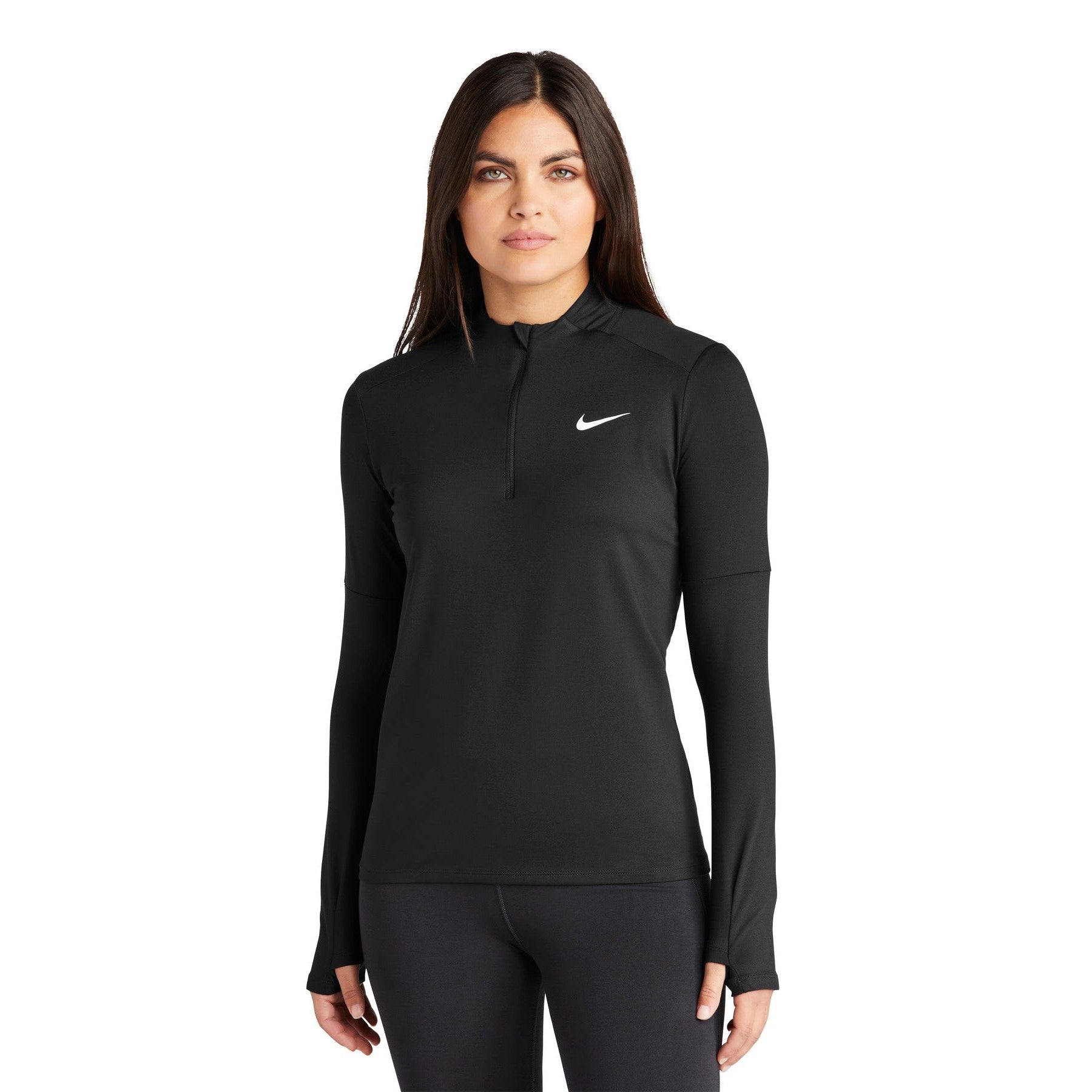 Nike-Nike Women's Dri-FIT Element 1/2-Zip Top NKDH4951-MedTech-2