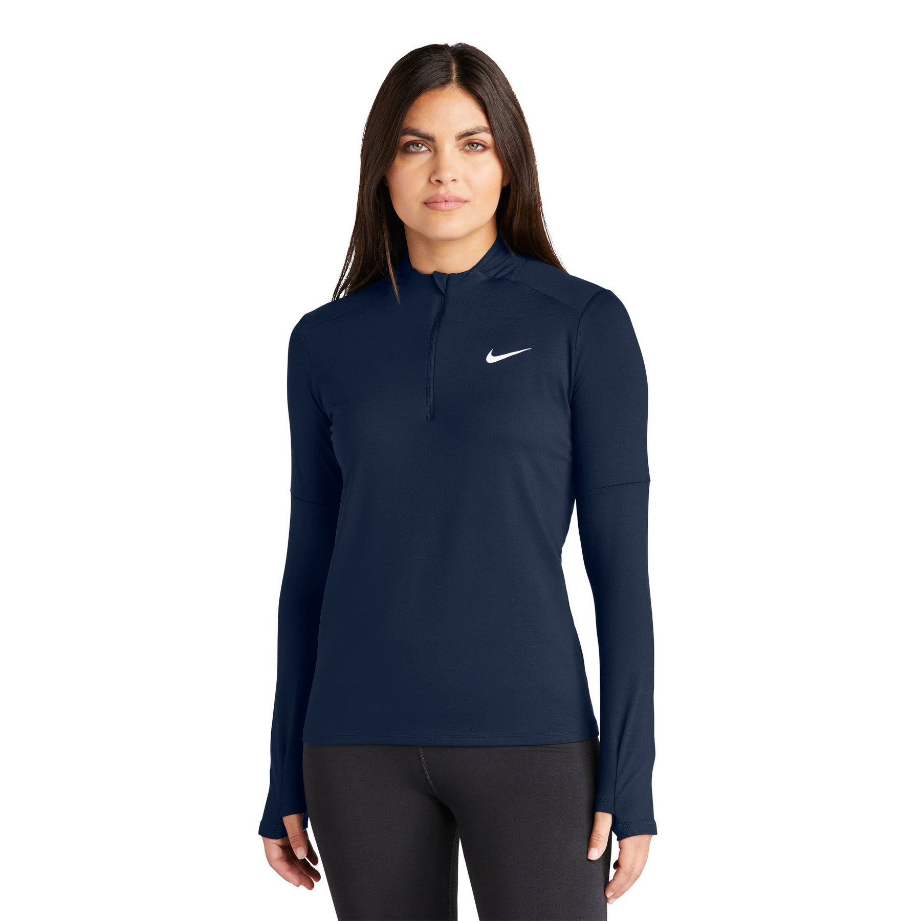 Nike-Nike Women's Dri-FIT Element 1/2-Zip Top NKDH4951-MedTech-5