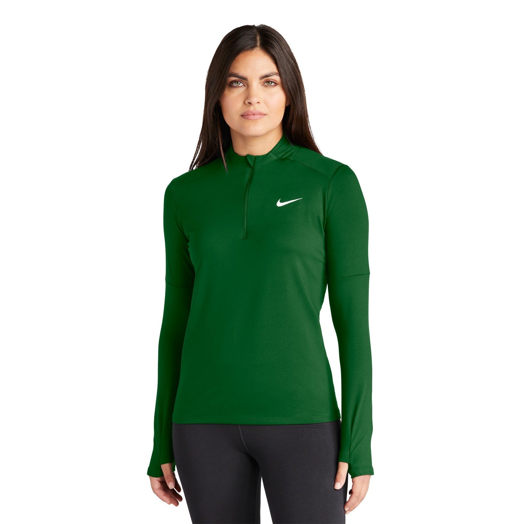 Nike-Nike Women's Dri-FIT Element 1/2-Zip Top NKDH4951-MedTech-4