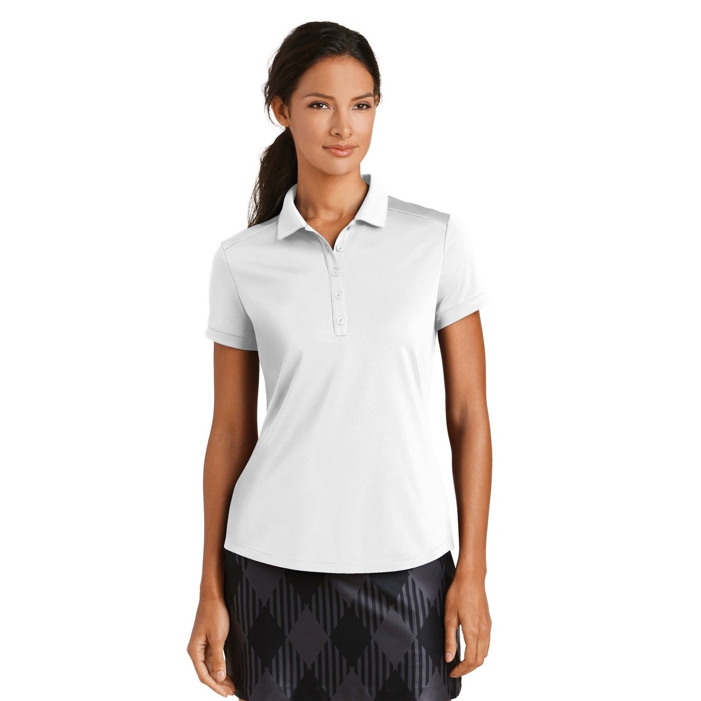 Nike-Nike Women's Dri-FIT Players Modern Fit Polo. 811807-MedTech-5