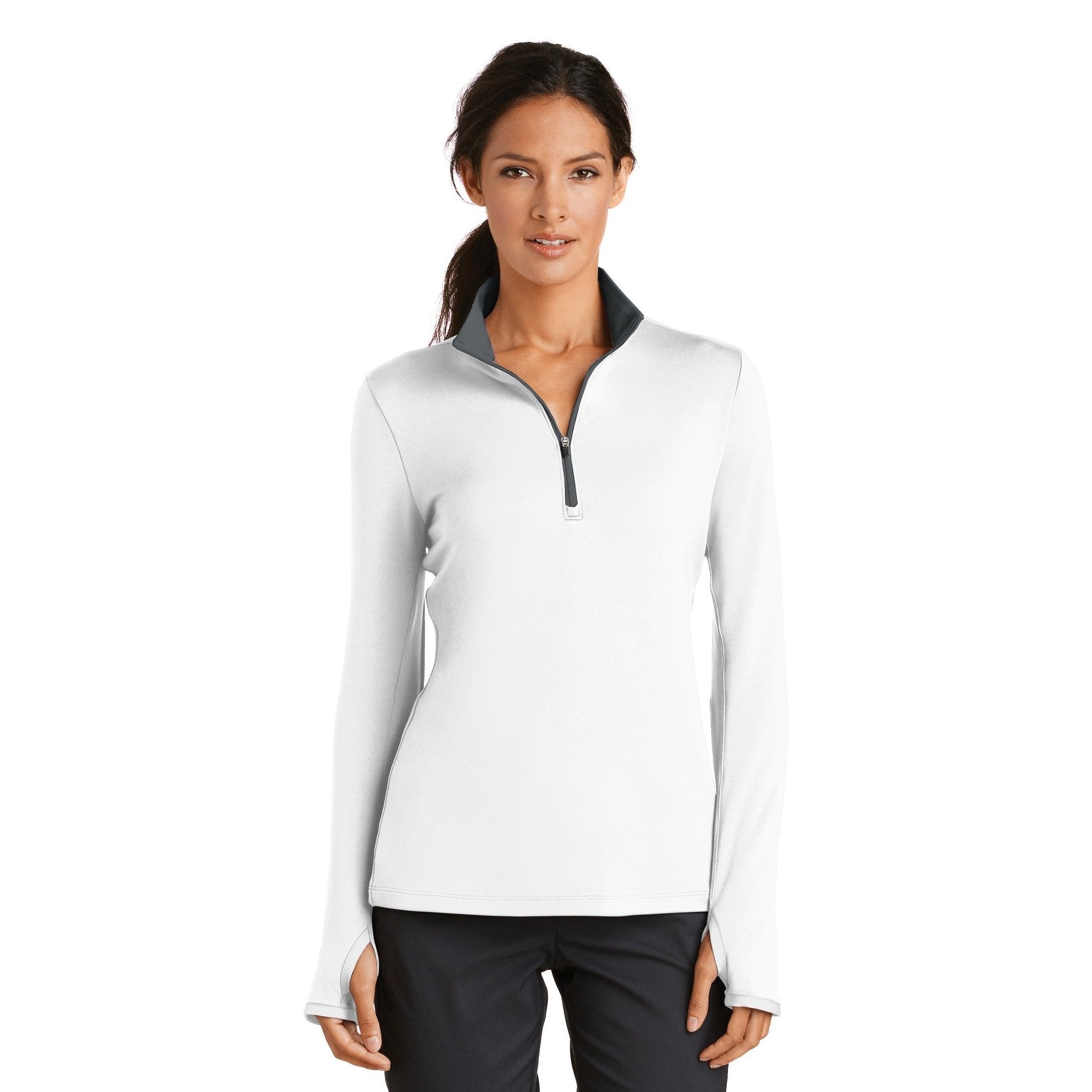 Nike-Nike Women's Dri-FIT Stretch 1/2-Zip Cover-Up. 779796-MedTech-3