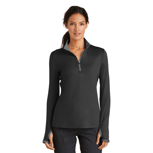 Nike-Nike Women's Dri-FIT Stretch 1/2-Zip Cover-Up. 779796-MedTech-1