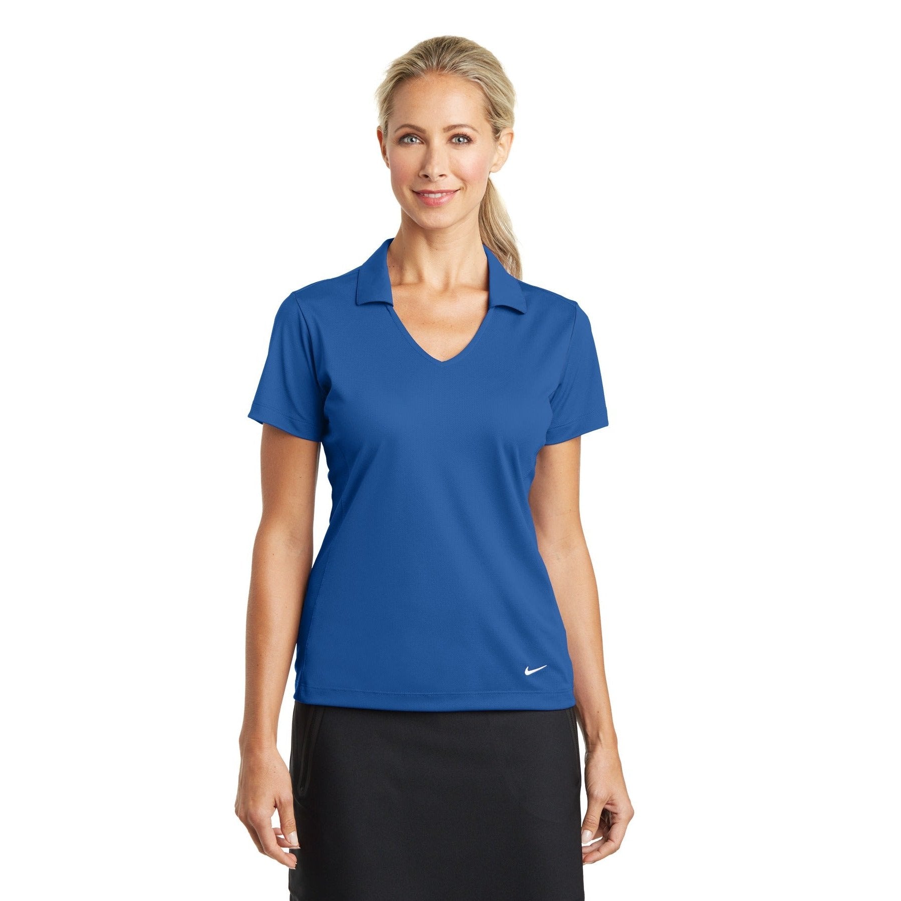 Nike-Nike Women's Dri-FIT Vertical Mesh Polo. 637165-MedTech-7