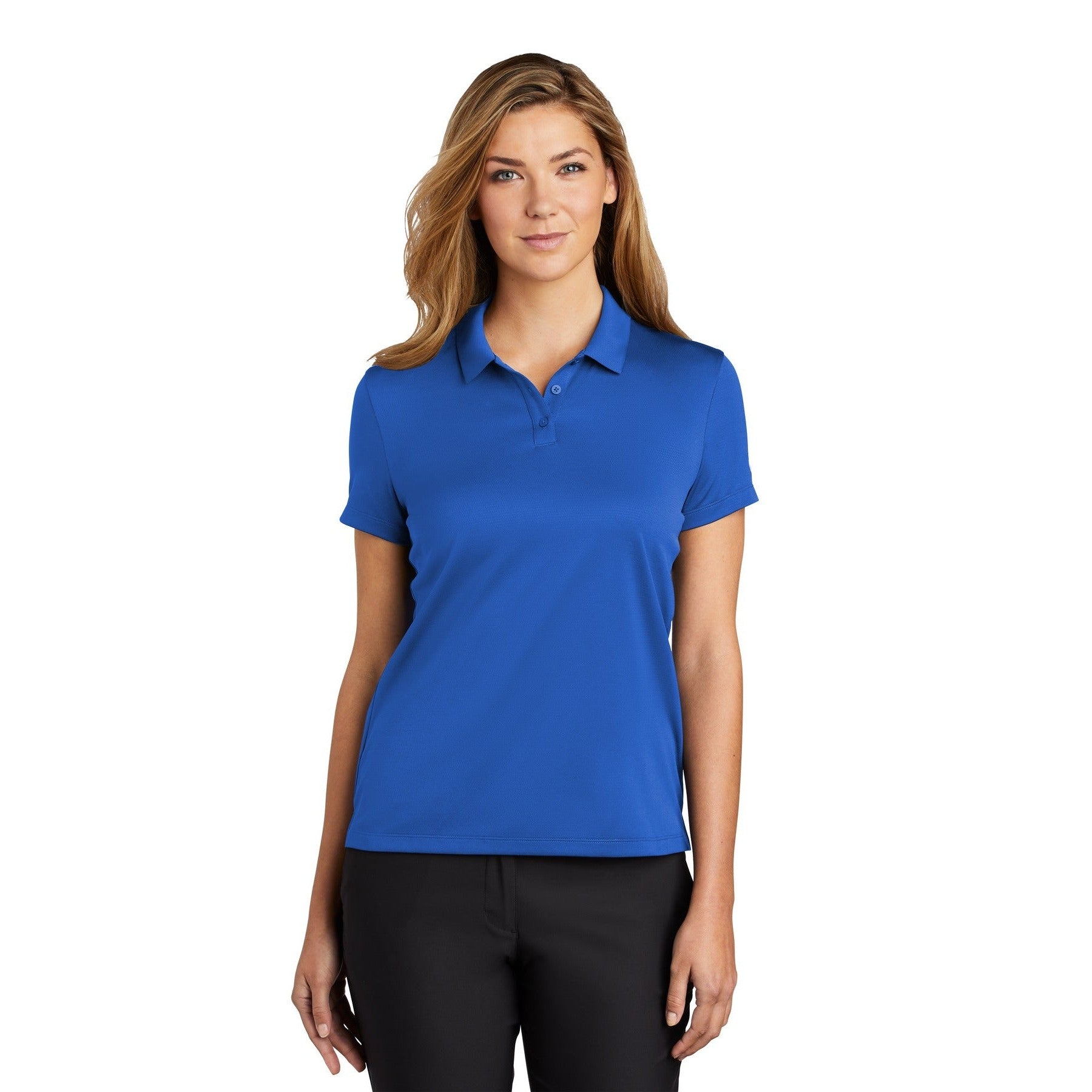 Nike-Nike Women's Dry Essential Solid Polo NKBV6043-MedTech-2