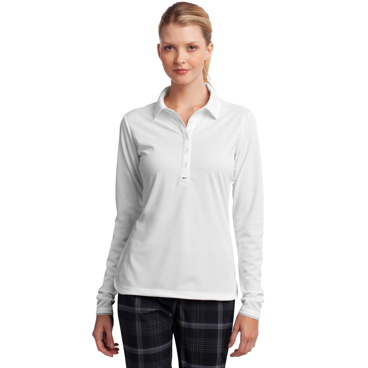 Nike-Nike Women's Long Sleeve Dri-FIT Stretch Tech Polo. 545322-MedTech-5