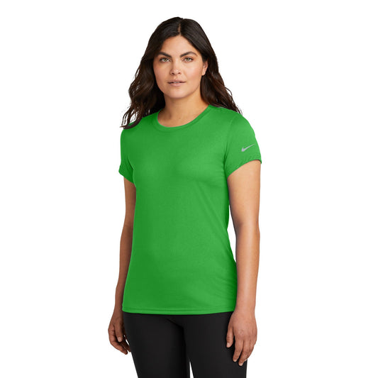 Nike-Nike Women's Swoosh Sleeve rLegend Tee NKDX8734-MedTech-1