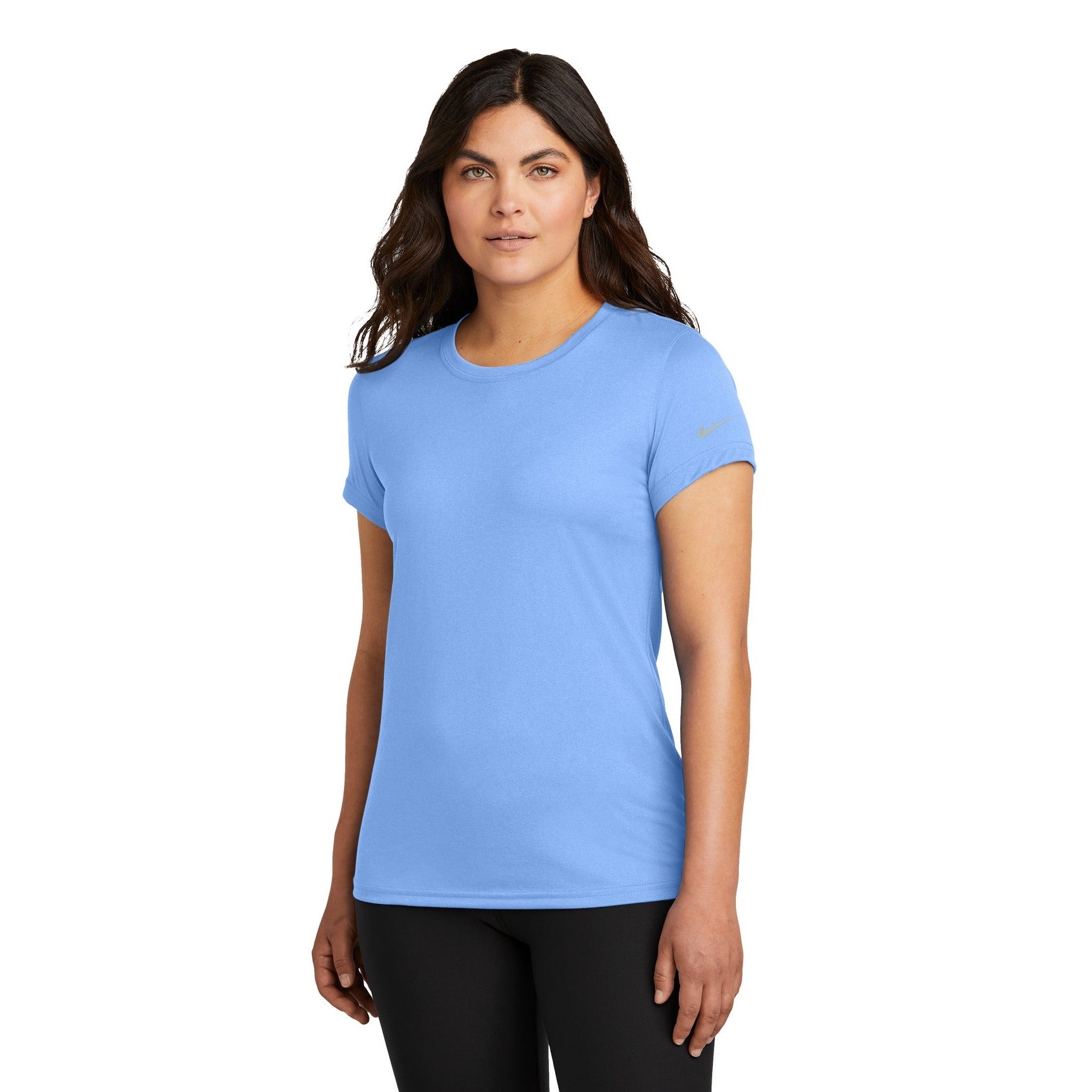 Nike-Nike Women's Swoosh Sleeve rLegend Tee NKDX8734-MedTech-12