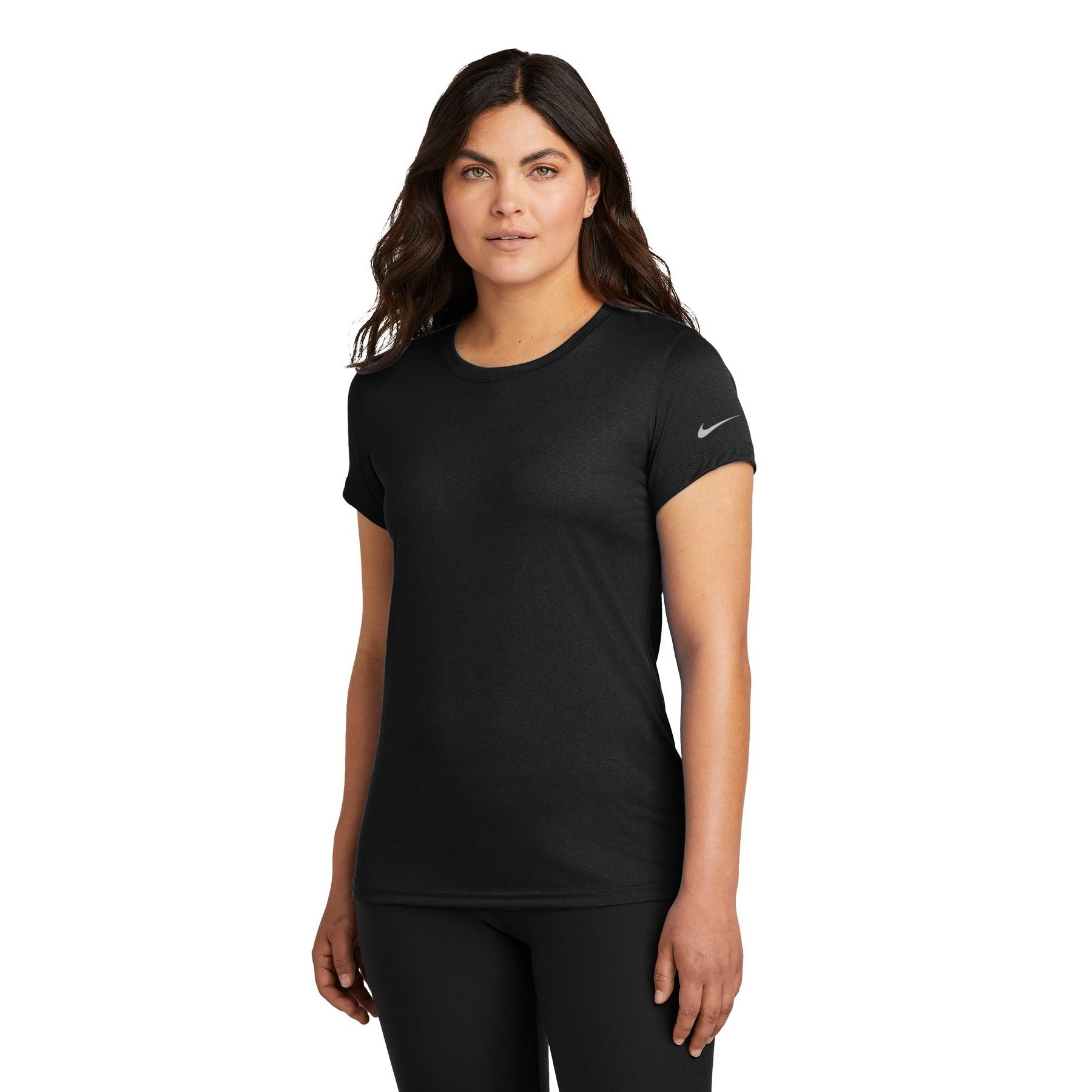 Nike-Nike Women's Swoosh Sleeve rLegend Tee NKDX8734-MedTech-2
