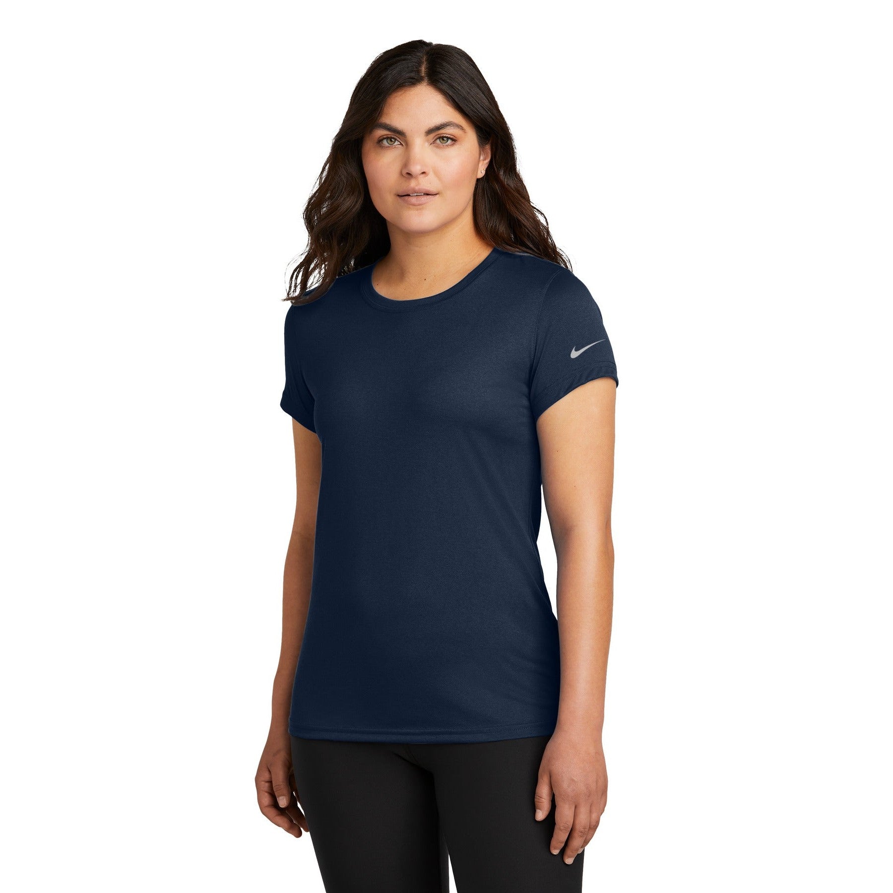 Nike-Nike Women's Swoosh Sleeve rLegend Tee NKDX8734-MedTech-3