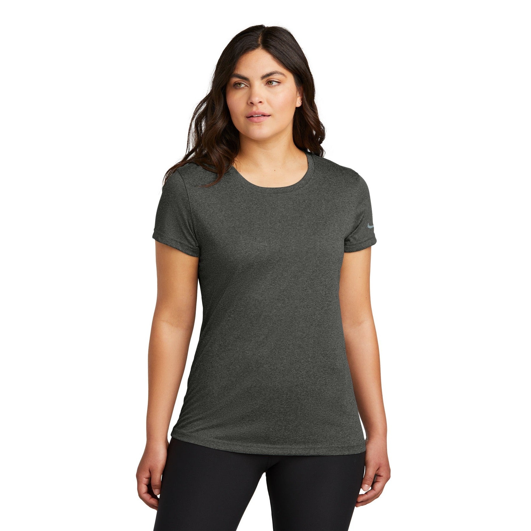 Nike-Nike Women's Swoosh Sleeve rLegend Tee NKDX8734-MedTech-5