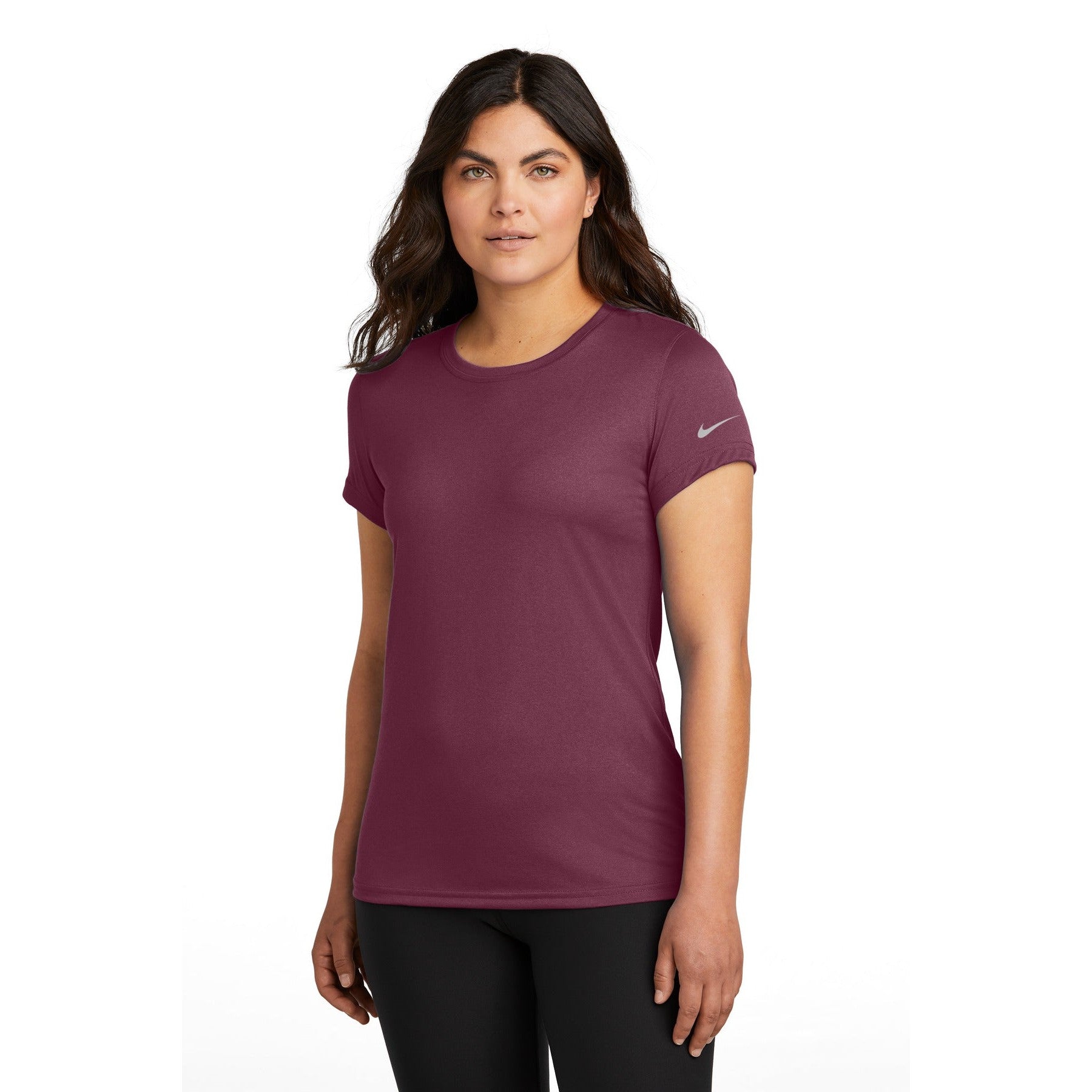 Nike-Nike Women's Swoosh Sleeve rLegend Tee NKDX8734-MedTech-6