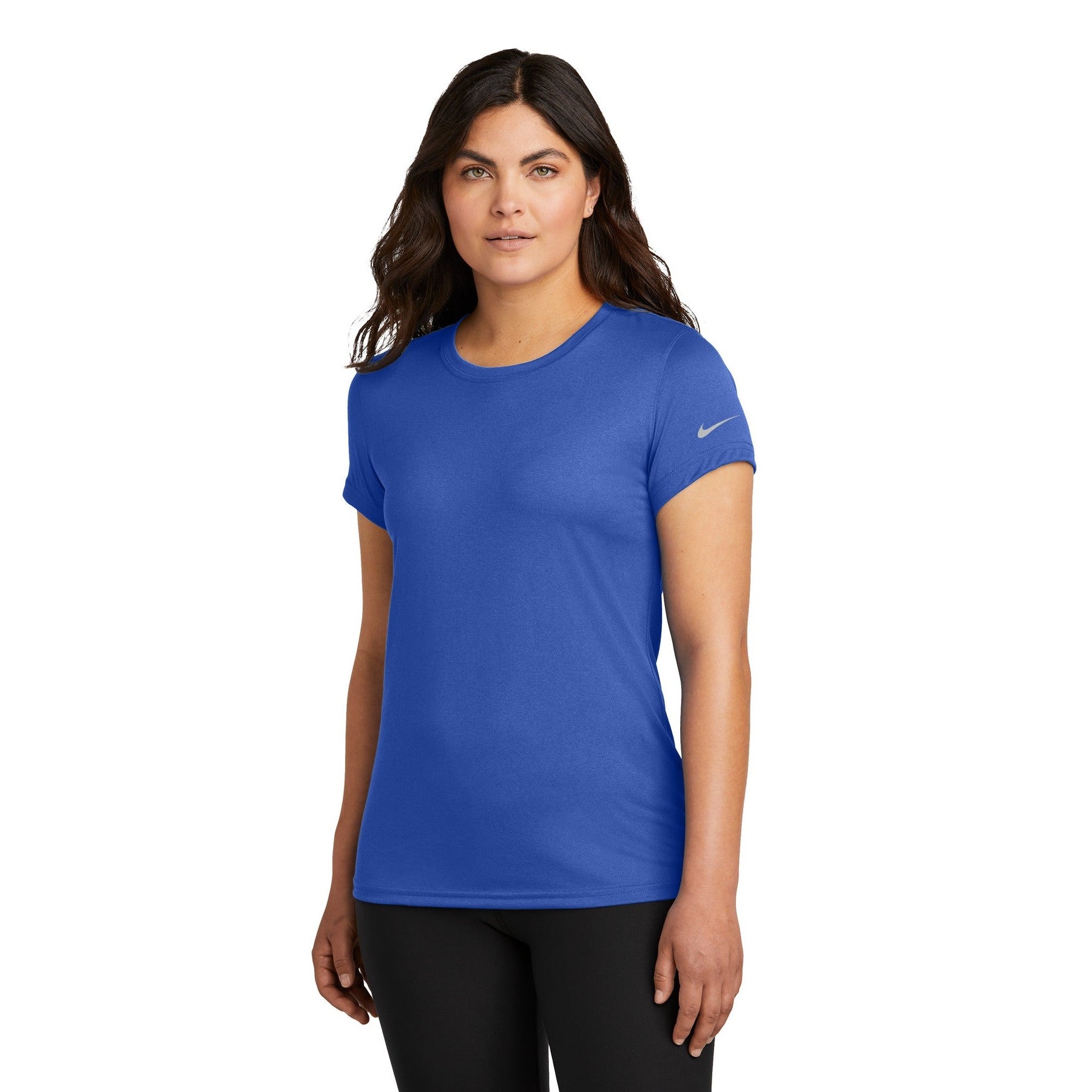 Nike-Nike Women's Swoosh Sleeve rLegend Tee NKDX8734-MedTech-8