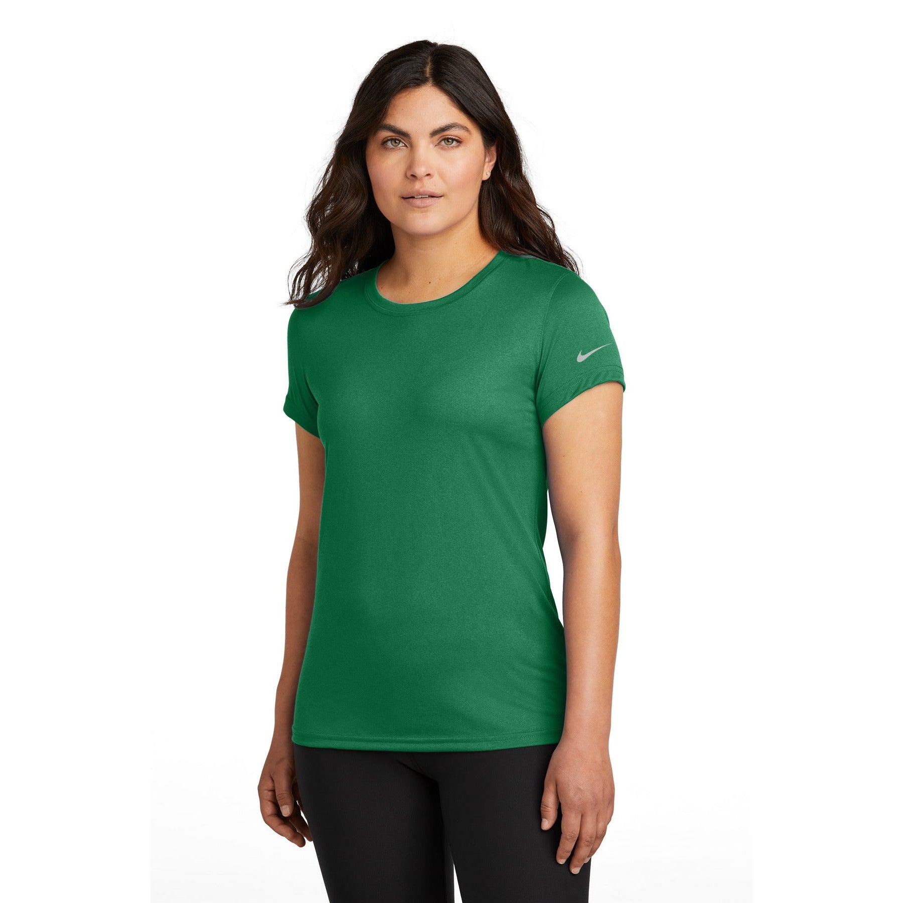 Nike-Nike Women's Swoosh Sleeve rLegend Tee NKDX8734-MedTech-9