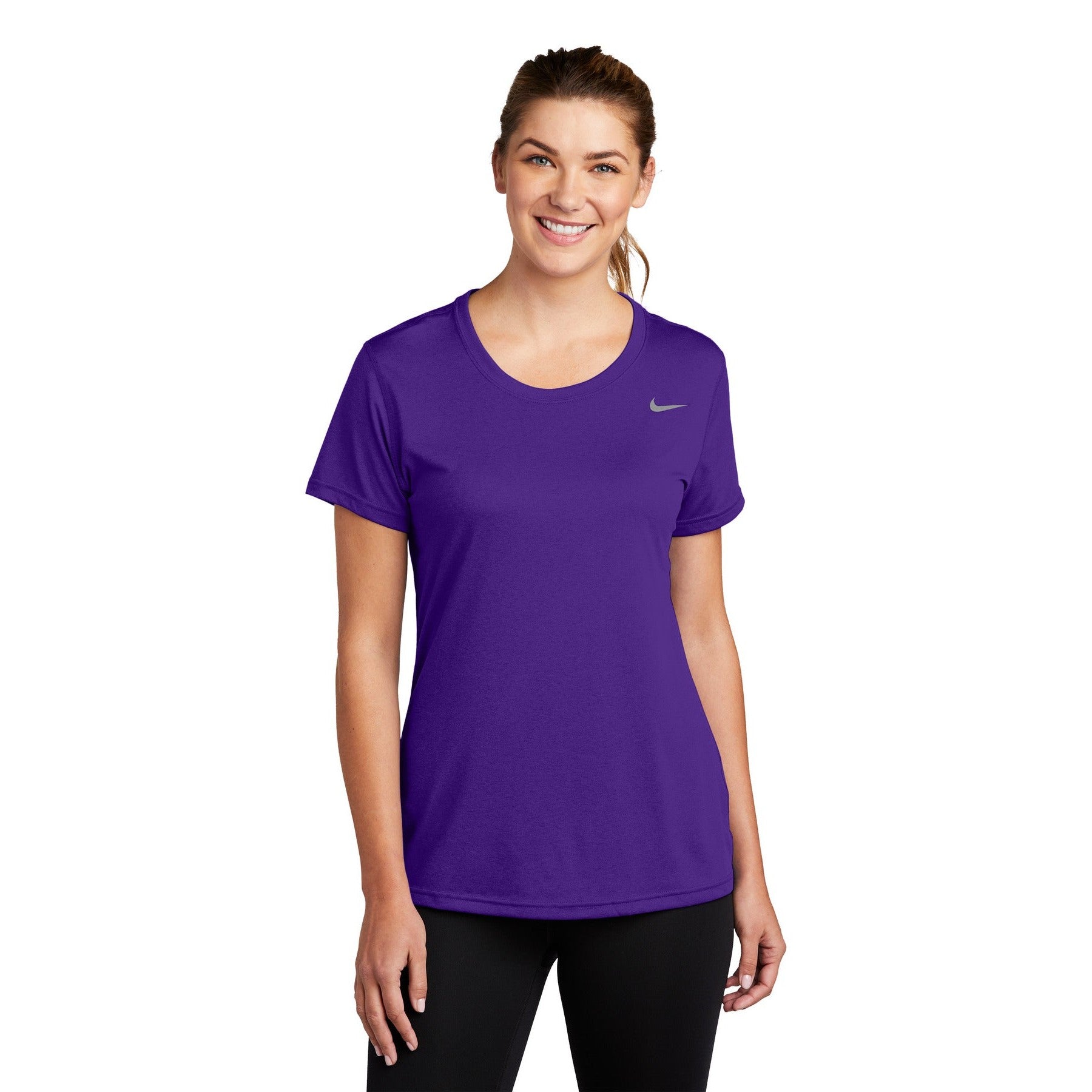 Nike-Nike Women's Team rLegend Tee DV7312-MedTech-5