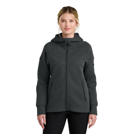 Nike-Nike Women's Tech Fleece Full-Zip Hoodie NKFQ4798-MedTech-1