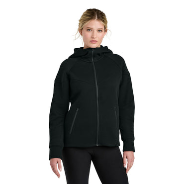 Nike-Nike Women's Tech Fleece Full-Zip Hoodie NKFQ4798-MedTech-2