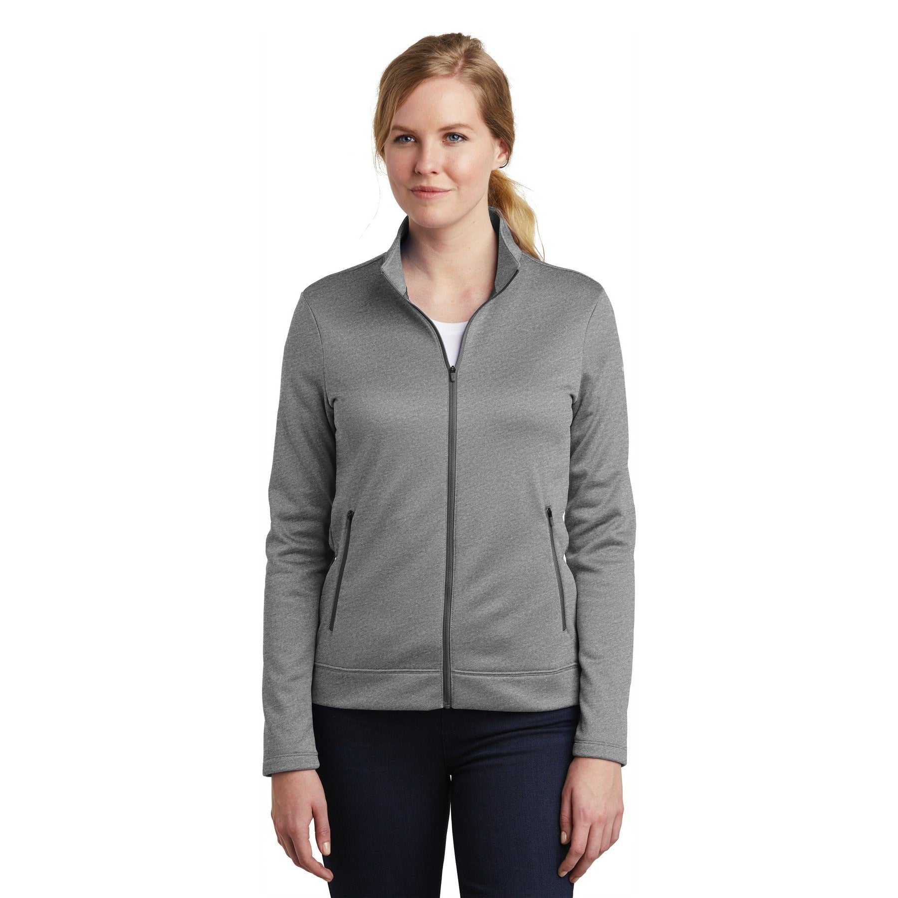 Nike-Nike Women's Therma-FIT Full-Zip Fleece. NKAH6260-MedTech-3