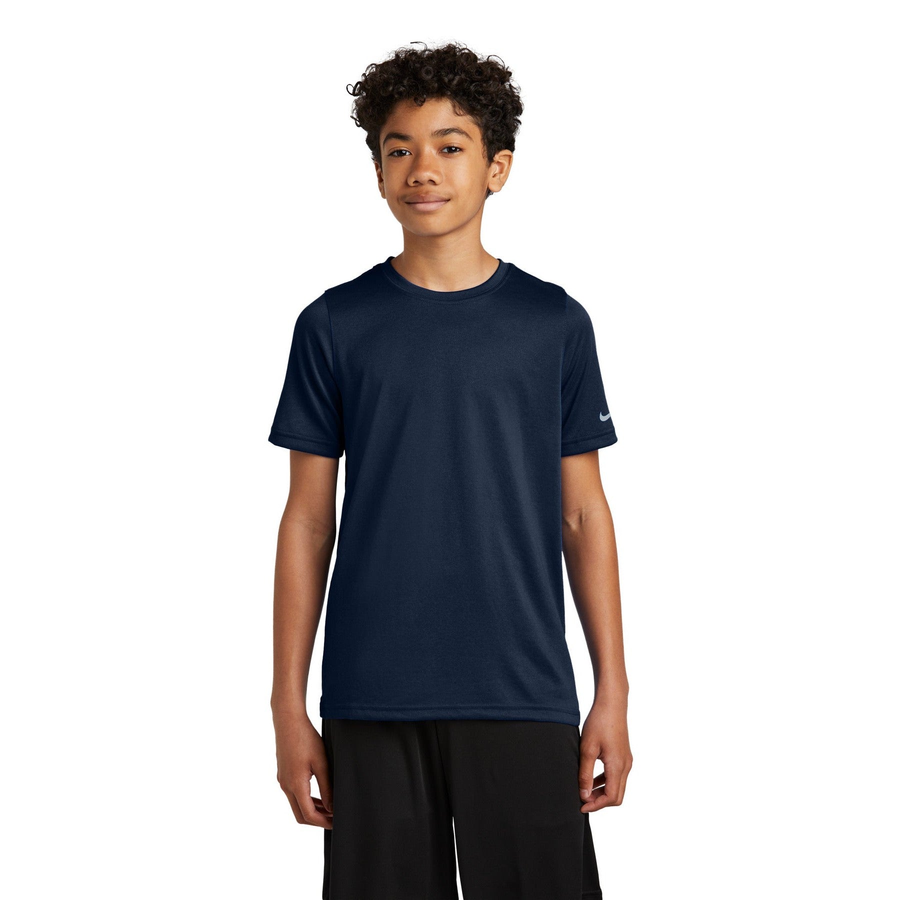 Nike-Nike Youth Swoosh Sleeve rLegend Tee NKDX8787-MedTech-3