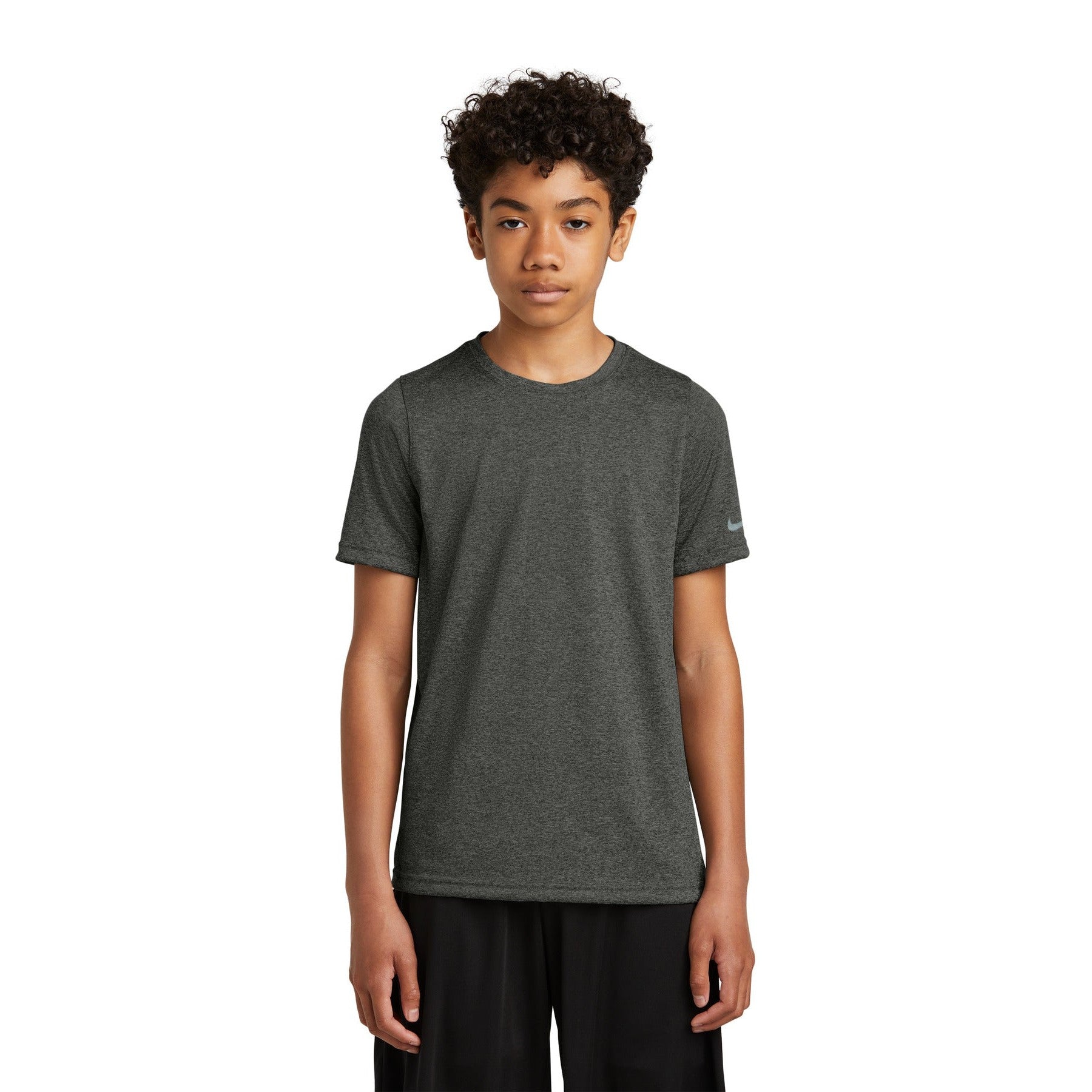 Nike-Nike Youth Swoosh Sleeve rLegend Tee NKDX8787-MedTech-5