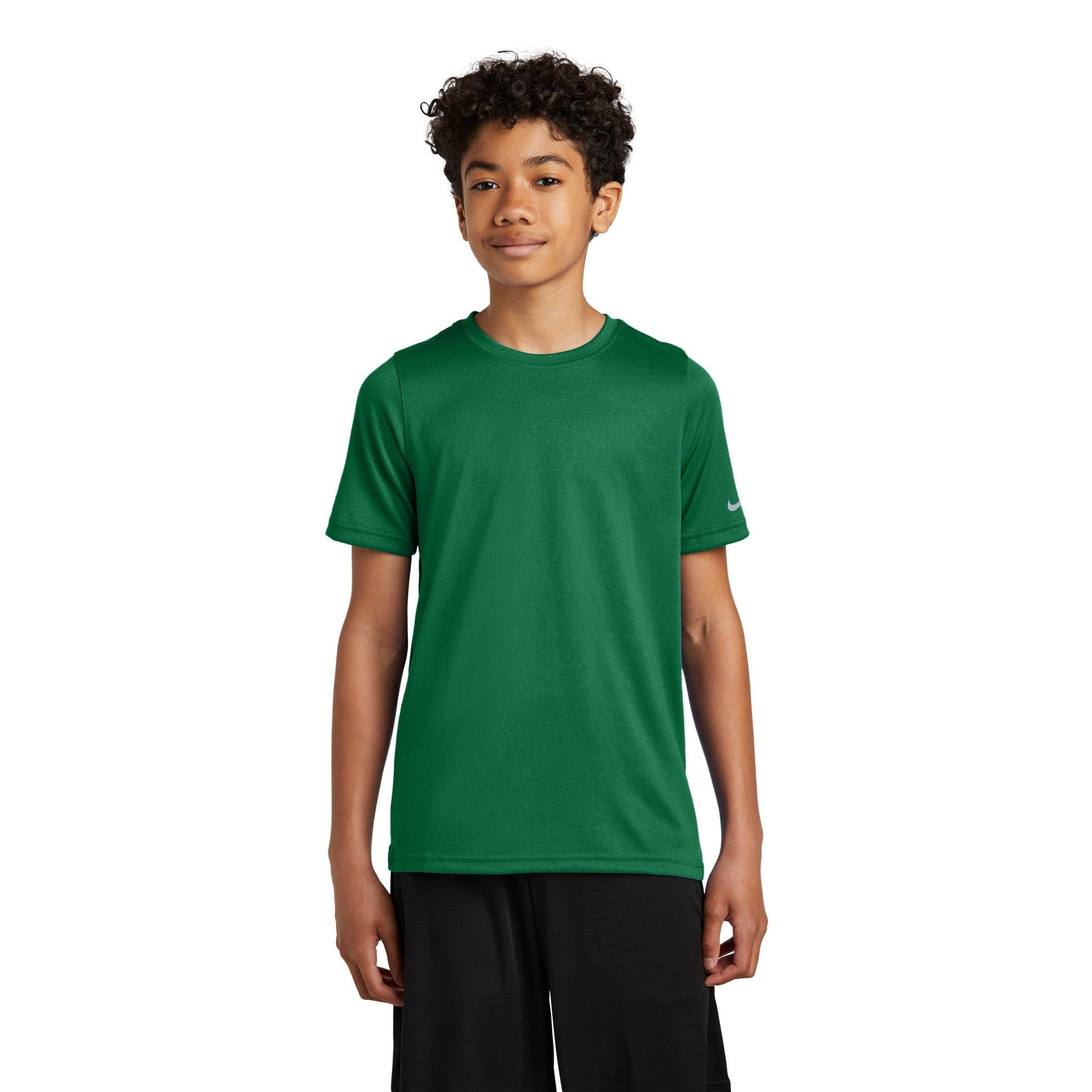 Nike-Nike Youth Swoosh Sleeve rLegend Tee NKDX8787-MedTech-9