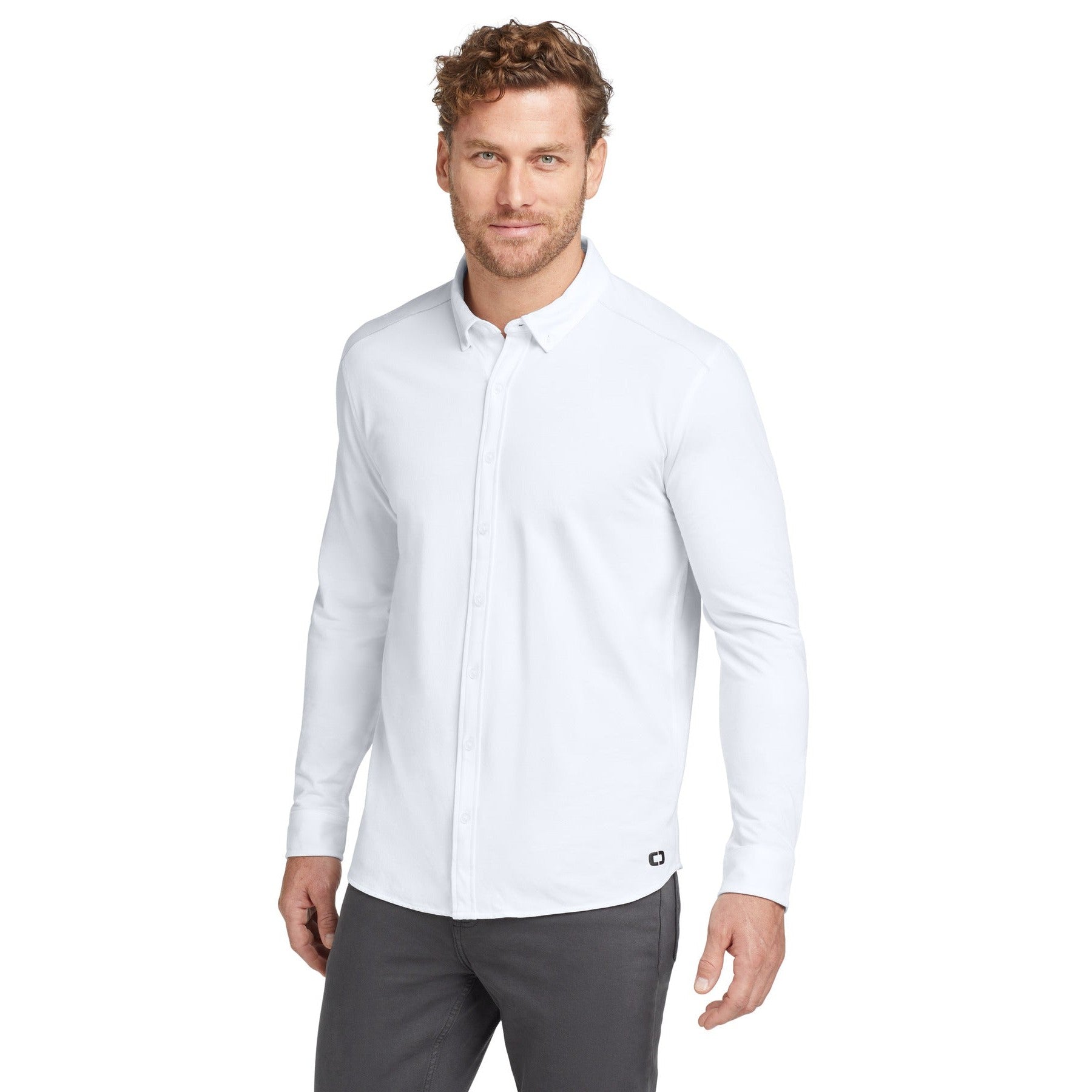 OGIO-OGIO ® Code Stretch Long Sleeve Button-Up. OG145-MedTech-2
