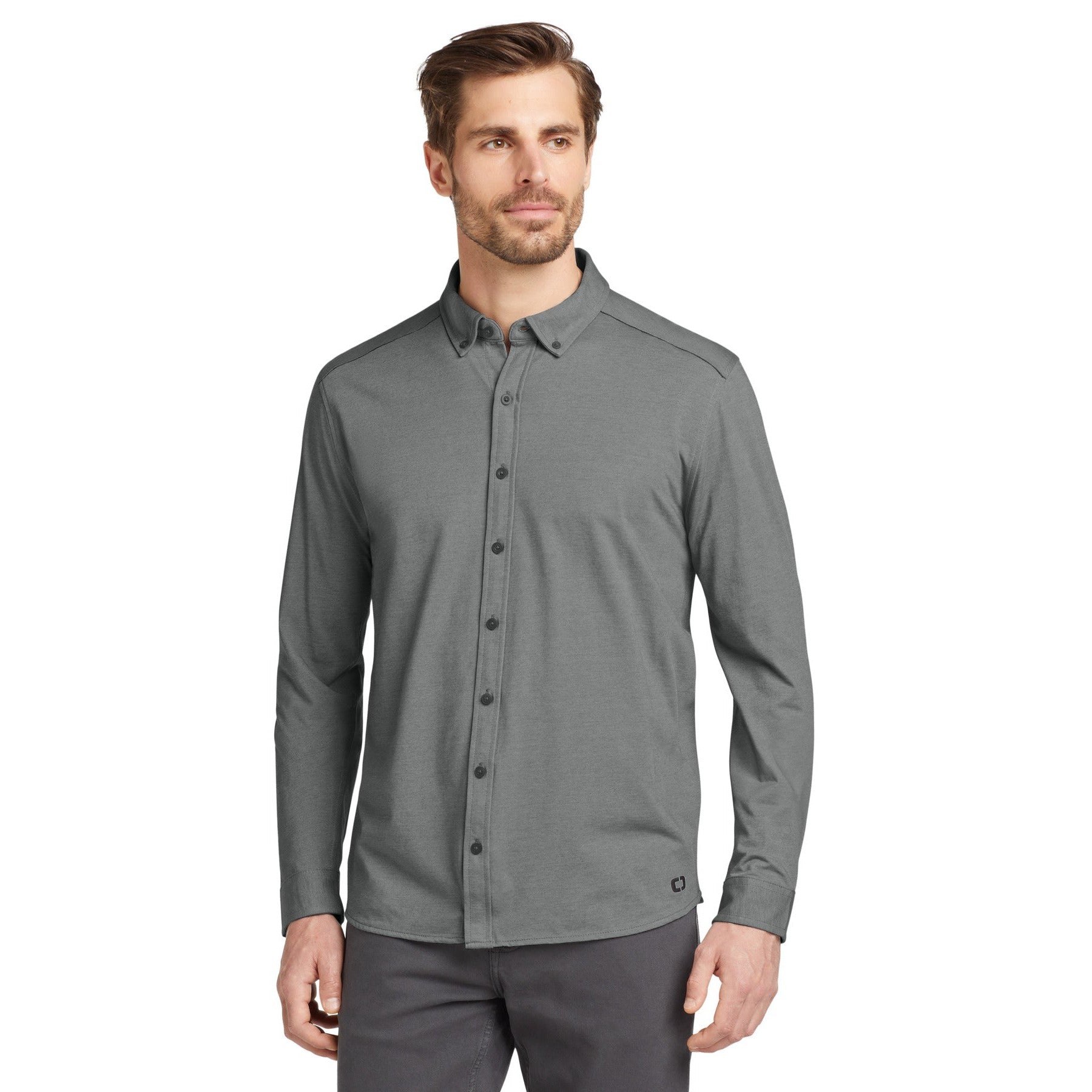 OGIO-OGIO ® Code Stretch Long Sleeve Button-Up. OG145-MedTech-3