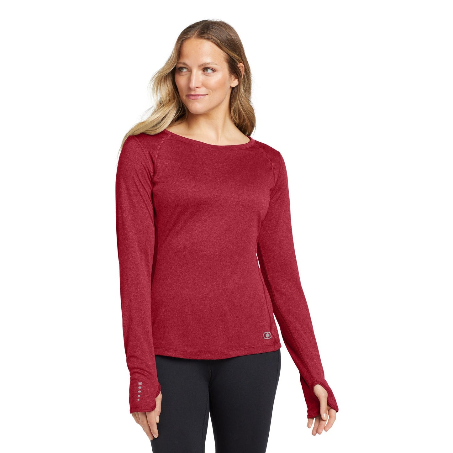 OGIO-OGIO® Women's Long Sleeve Pulse Crew. LOE321-MedTech-4