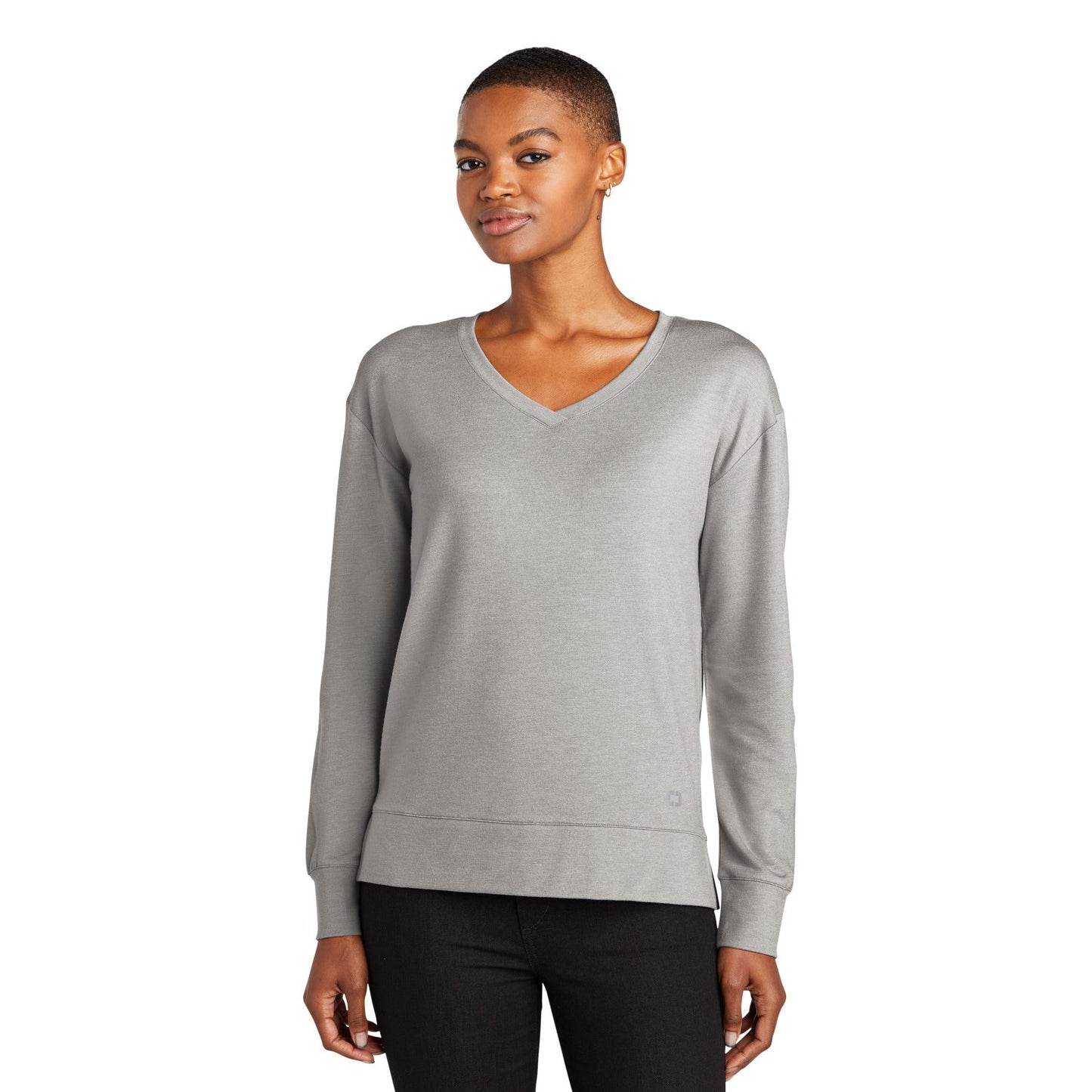 OGIO-OGIO® Women's Luuma Flex Long Sleeve V-Neck LOG825-MedTech-3