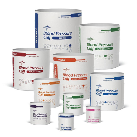 Medline-Phillips Disposable BP Cuffs w/ Connectors, 5/Bag-MedTech-1