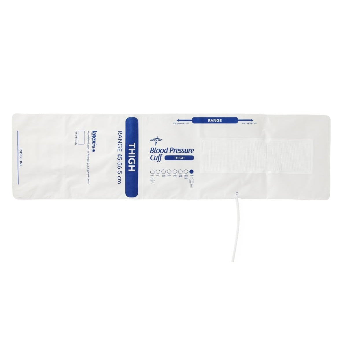 Medline-Phillips Disposable BP Cuffs w/ Connectors, 5/Bag-MedTech-8