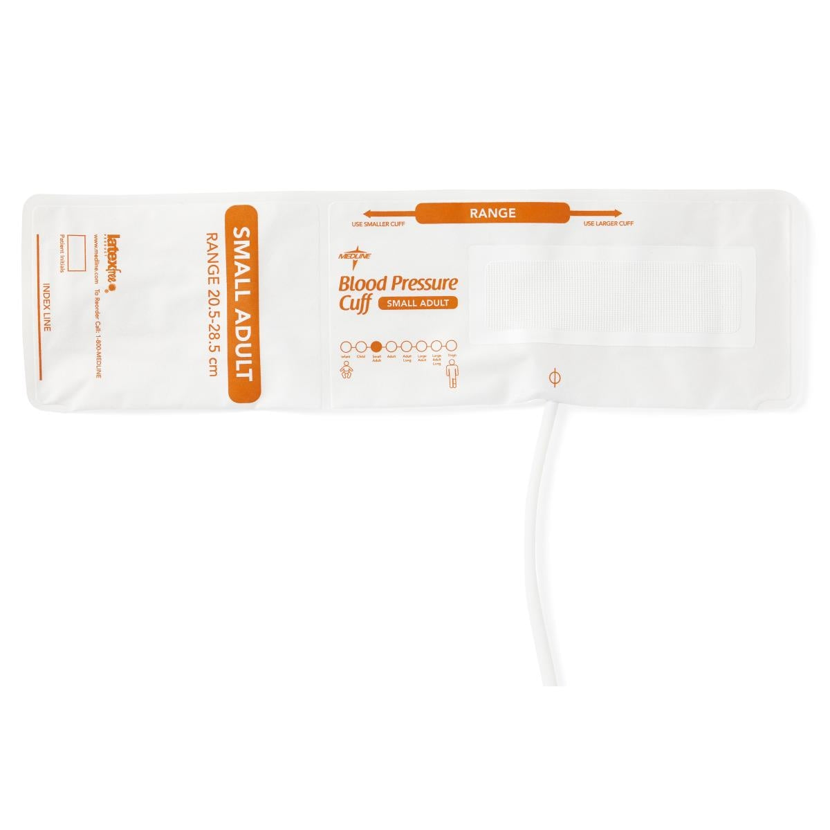 Medline-Phillips Disposable BP Cuffs w/ Connectors, 5/Bag-MedTech-7