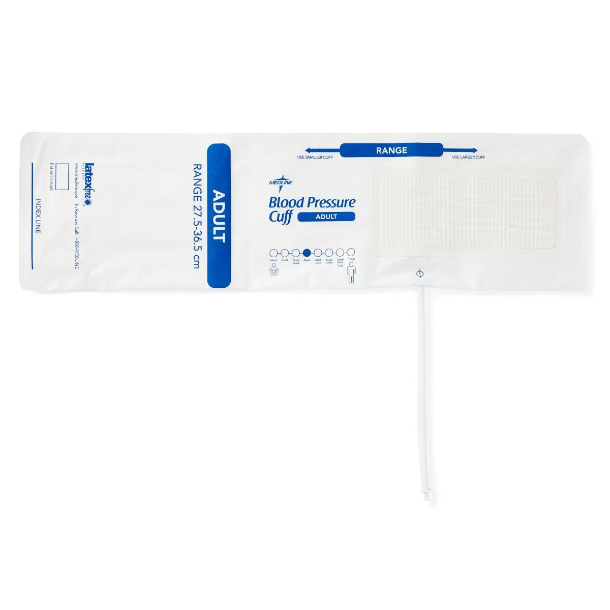 Medline-Phillips Disposable BP Cuffs w/ Connectors, 5/Bag-MedTech-6