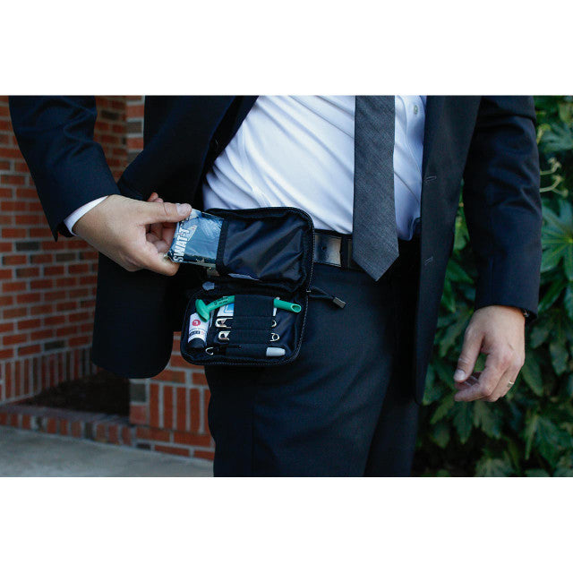 Rescue Essentials-Plain Clothes Carry Zippered Pouch - Black-MedTech-3