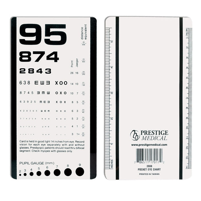 Prestige Medical-Pocket Eye Chart-MedTech-1