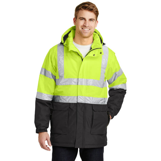 Port Authority-Port Authority® ANSI 107 Class 3 Safety Heavyweight Parka. J799S-MedTech-1