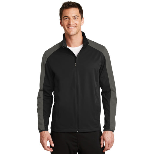 Port Authority-Port Authority® Active Colorblock Soft Shell Jacket. J718-MedTech-1