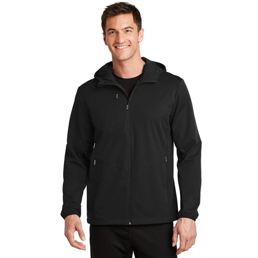 Port Authority-Port Authority® Active Hooded Soft Shell Jacket. J719-MedTech-1