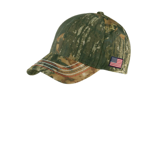 Port & Company-Port Authority® Americana Contrast Stitch Camouflage Cap. C909-MedTech-1
