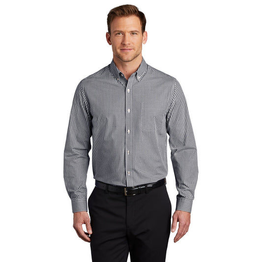 Port Authority-Port Authority ® Broadcloth Gingham Easy Care Shirt W644-MedTech-1
