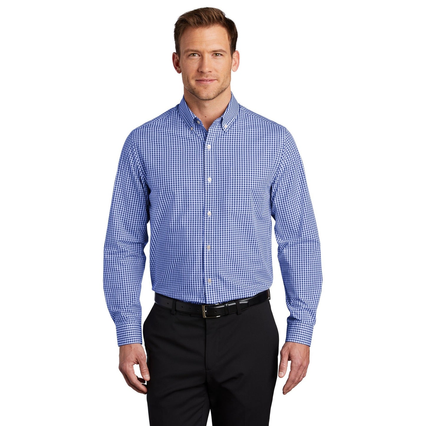 Port Authority-Port Authority ® Broadcloth Gingham Easy Care Shirt W644-MedTech-3