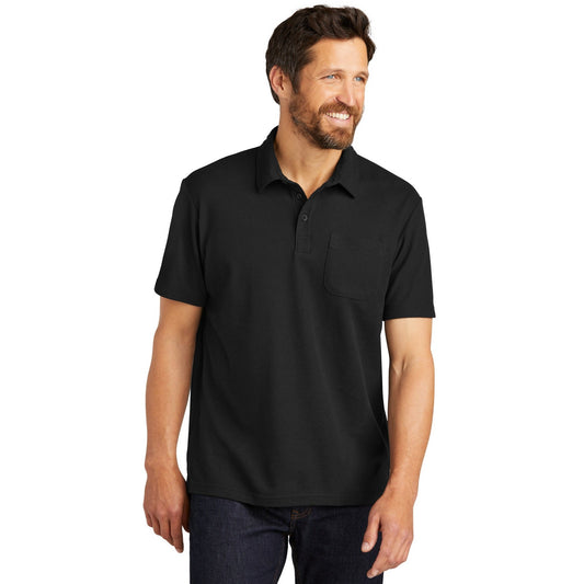 Port Authority-Port Authority® C-FREE® Cotton Blend Pique Pocket Polo K868-MedTech-1