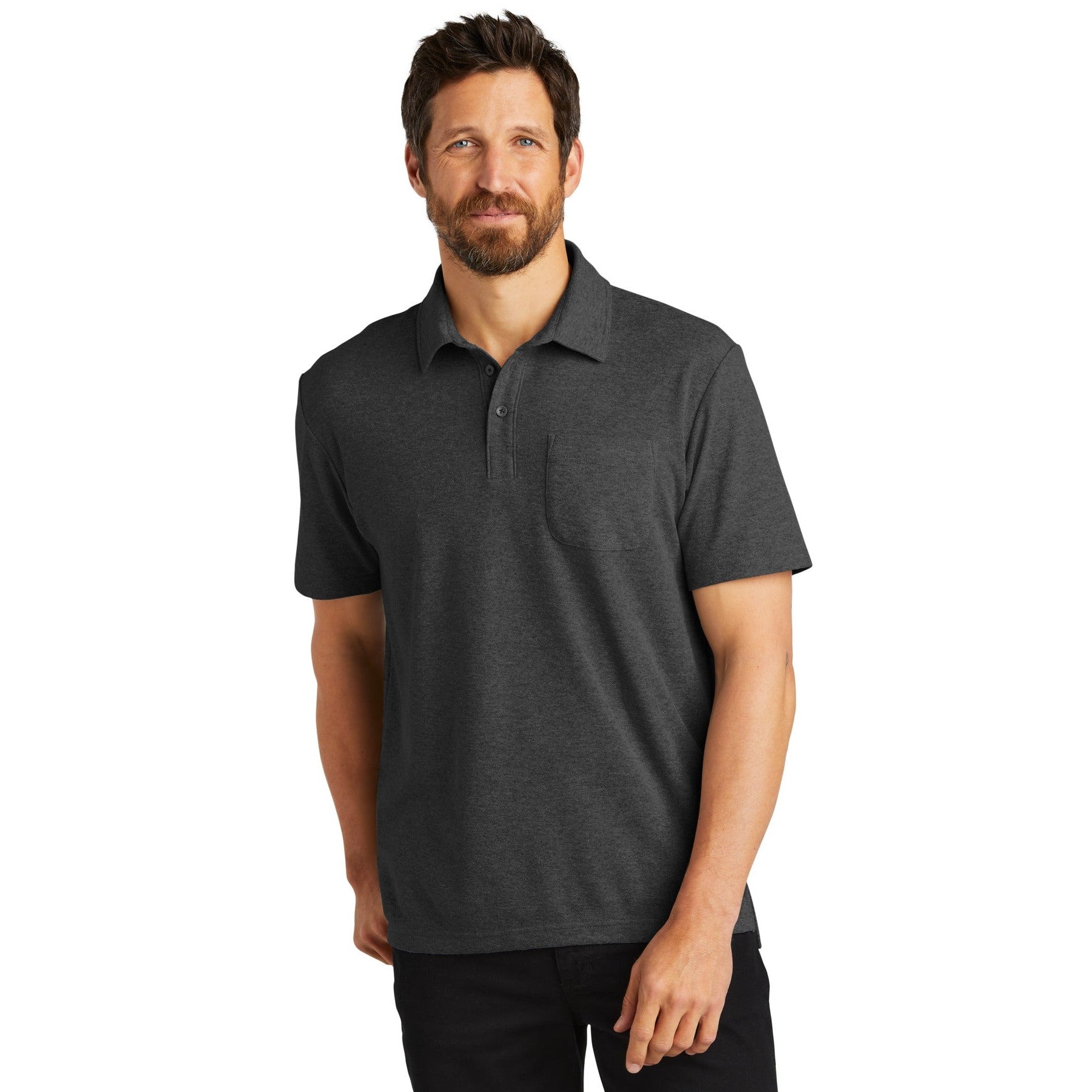 Port Authority-Port Authority® C-FREE® Cotton Blend Pique Pocket Polo K868-MedTech-2