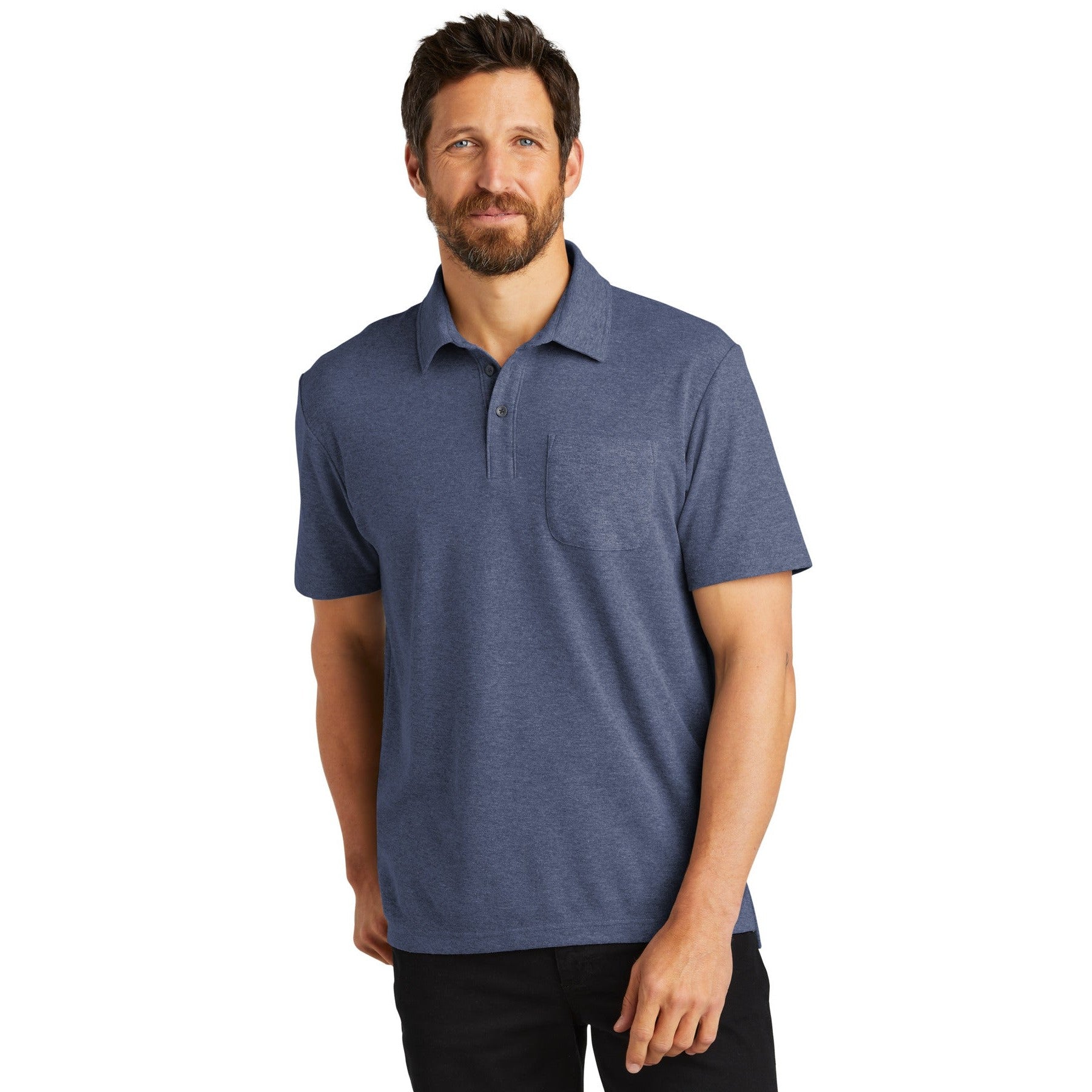 Port Authority-Port Authority® C-FREE® Cotton Blend Pique Pocket Polo K868-MedTech-6