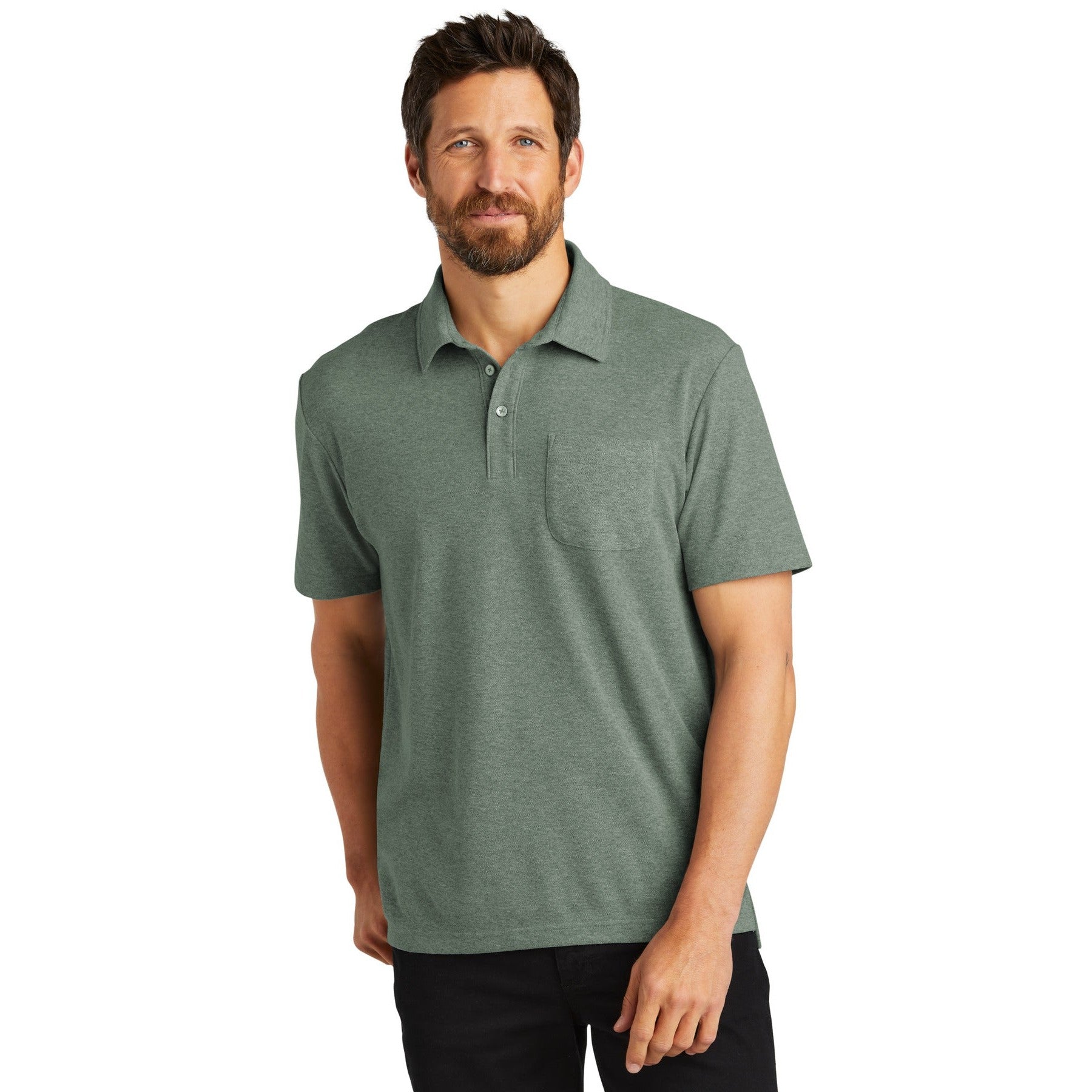 Port Authority-Port Authority® C-FREE® Cotton Blend Pique Pocket Polo K868-MedTech-3