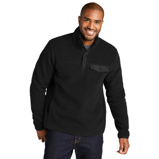 Port Authority-Port Authority® Camp Fleece Snap Pullover F140-MedTech-1